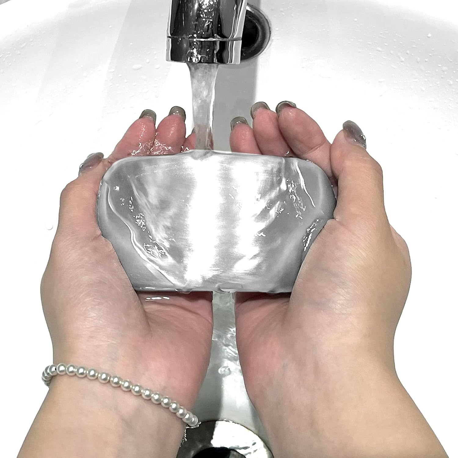 HOOPLE Stainless Steel Soap Bar for Hands, Odor Remover for Garlic, Fish & Onion Smells, Reusable Metal Soap for Kitchen, Cooking & Outdoor Use, Dishwasher Safe