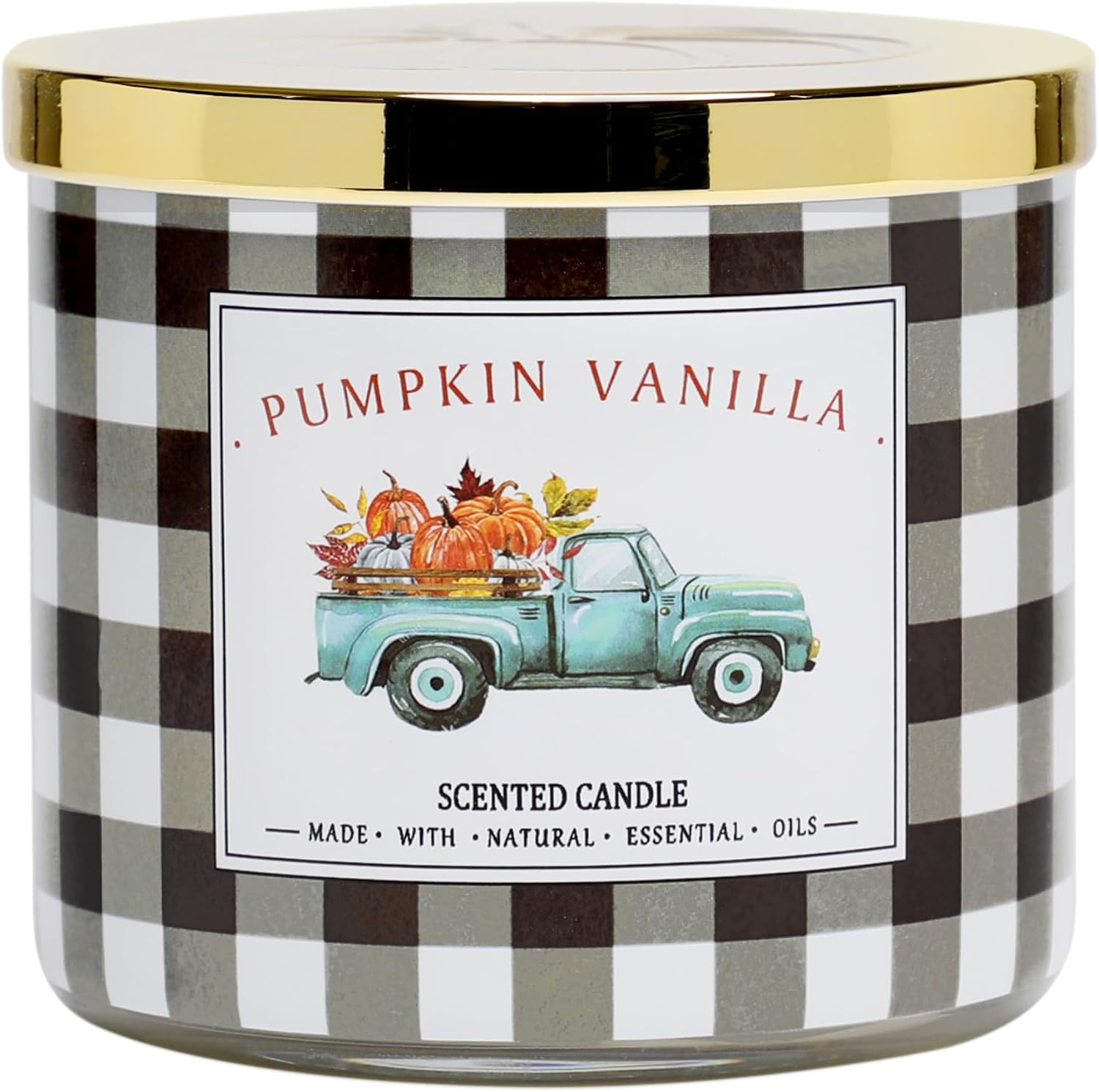 Fall Candles, Pumpkin Spice Vanilla Secented Candle