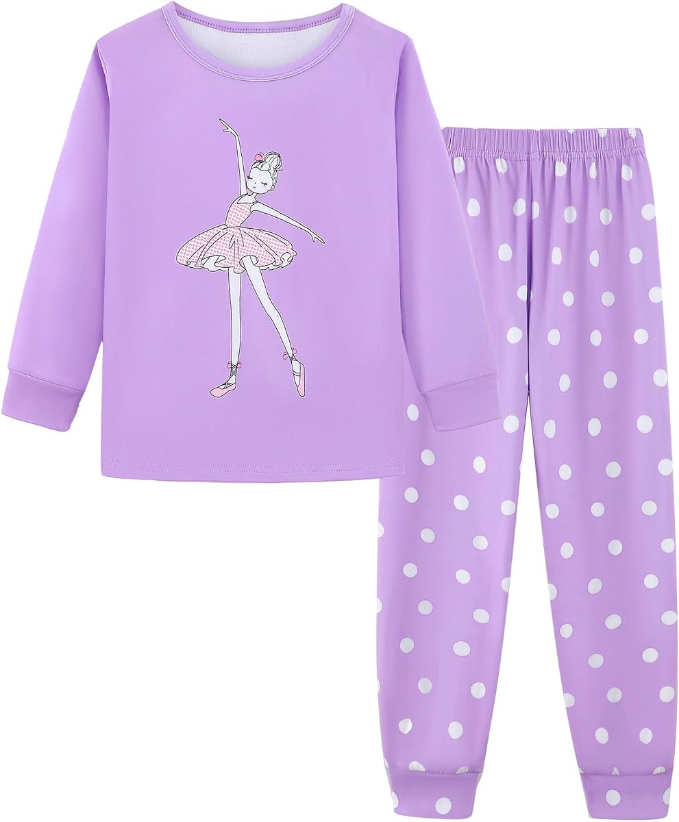 Mikrdoo Girls Clothes Long Sleeve Ribbed Knit Top and Pants Fall Winter Outfits