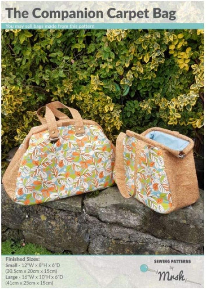 Sewing Patterns by Mrs H The Companion Carpet Bag Sewing Pattern