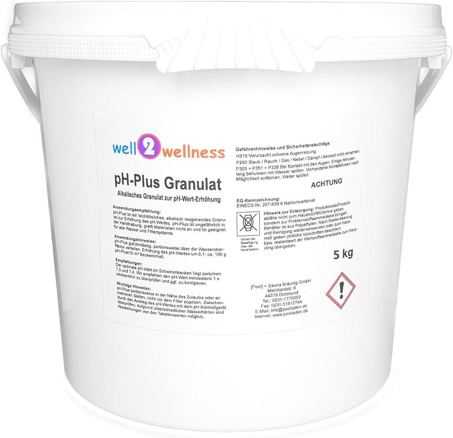 Well2wellness Ph plus Granules Ph Granules 5,0 KG