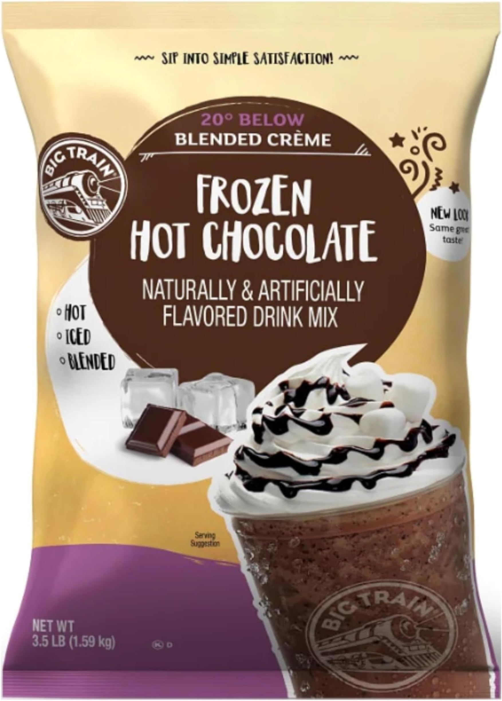20 Below Frozen Hot Chocolate Beverage Mix, 3.5 Pound (Pack of 1)
