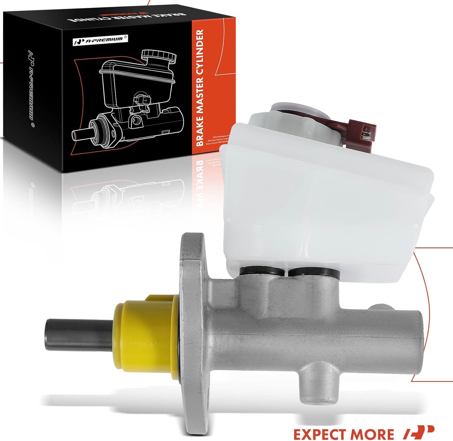 A-Premium Brake Master Cylinder with Reservoir and Cap Compatible with Land Rover Vehicles - Discovery 1994 1995 1996 1997 1998 1999 - Replace OE# STC1284
