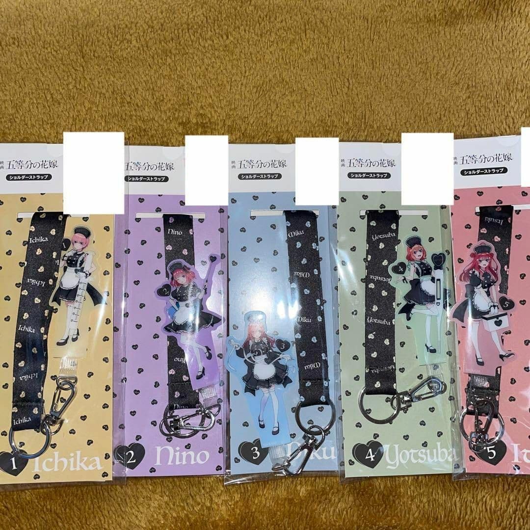 5点　あまにがナース　映画　五等分の花嫁　スマホ ショルダーストラップ　看護婦 5点 あまにがナース 映画 五等分の花嫁 スマホ ショルダー