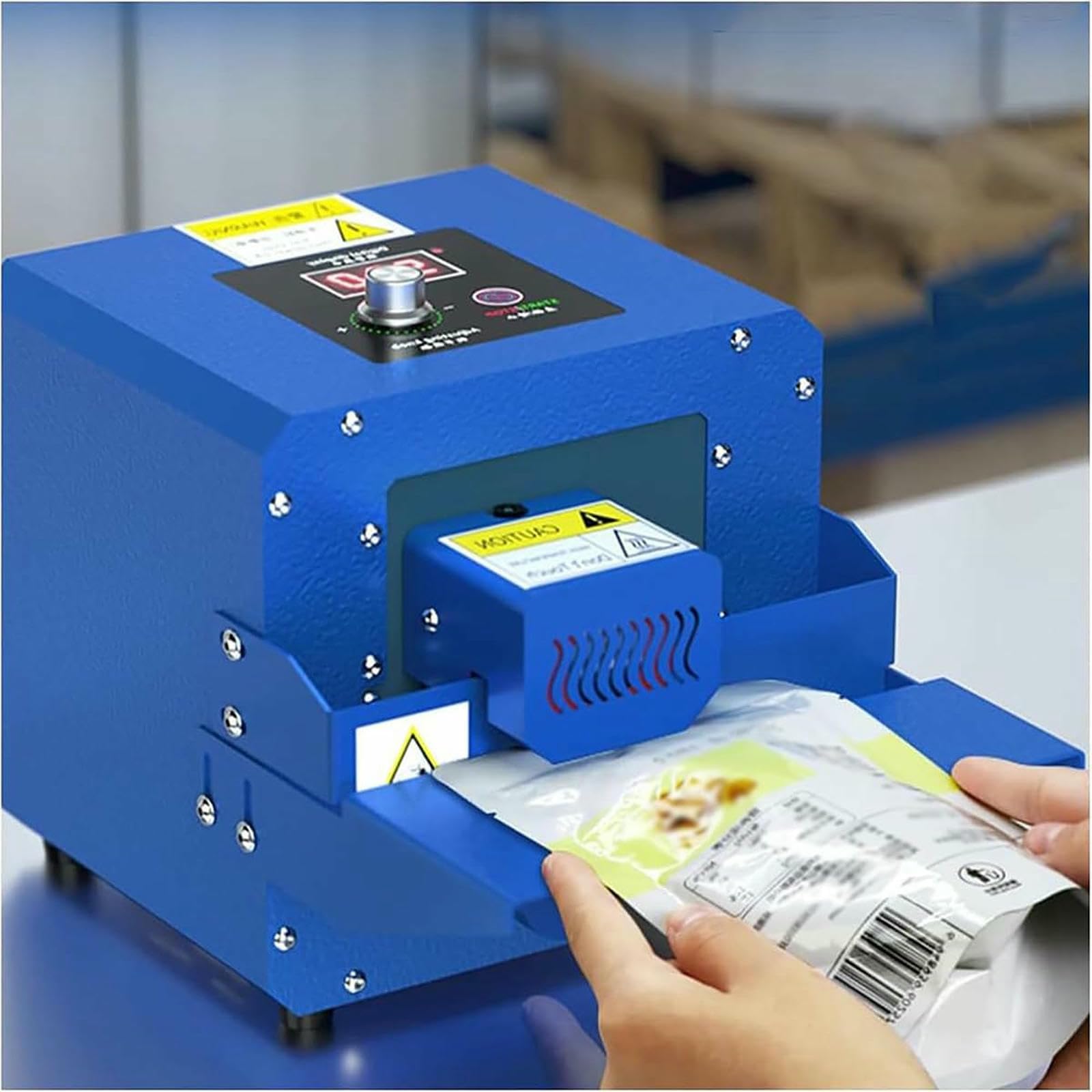 Sac en Plastique Automatique Machine De Scellage À La Chaleur, Machine d'emballage Alimentaire, pour Sacs en Plastique, Sacs en Aluminium en Aluminium