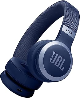 JBL Live 670 NC Cuffie On-Ear Bluetooth Wireless, con Cancellazione Adattiva del Rumore, SmartAmbient, Personi-Fi 2.0, JBL…