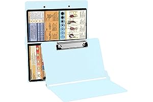 Foldable Clipboard for Nurses with Sturdy Aluminum Construction and Clipboard Nursing Metal