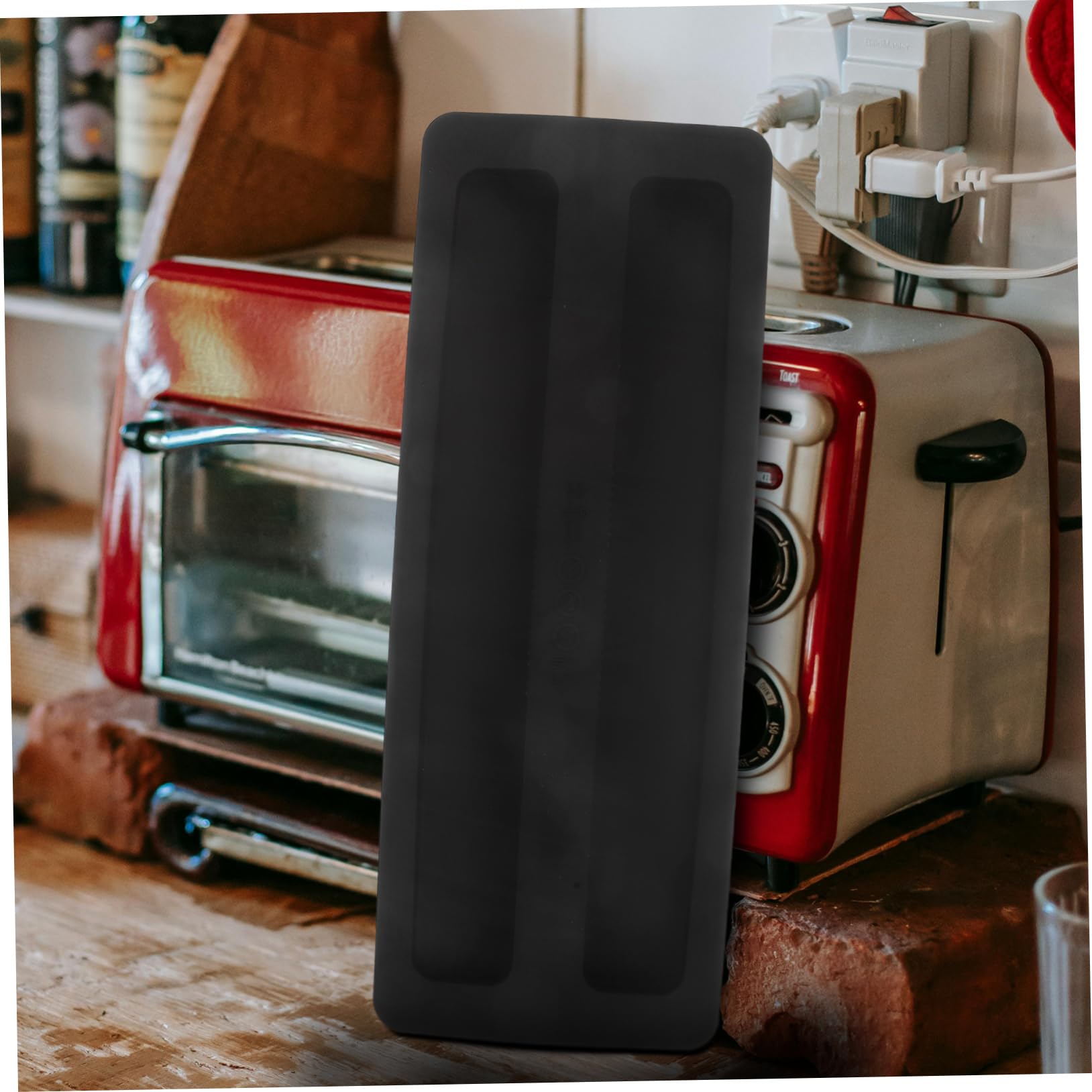 Mikinona 2pcs Toaster Oven Cover Protective Lid for Kitchen Toaster Easy to Models for Daily Use Prevents Dust