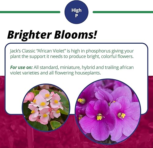 Miniatura 4 de J R Peters Jacks Classic 12-36-14 fertilizante especial 8 onzas violeta africano - 51208