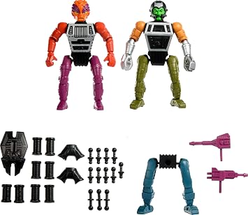 Masters of The Universe Origins Action Figure Deluxe Multi Bot، روبوت شرير مقاس 5.8 بوصة مزود بأسلحة، تصميم تفصيلي مع 43 جزءًا معياريًا