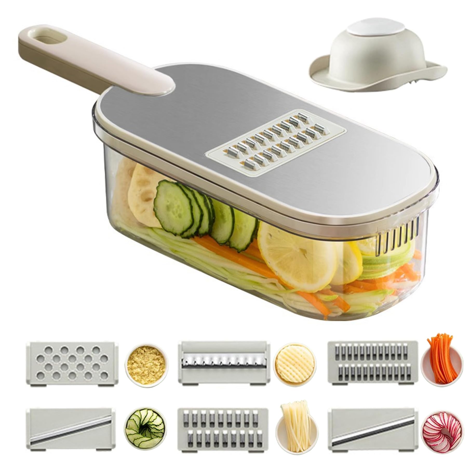 Coupe-légumes multifonctions pour carottes courgettes pommes de terre