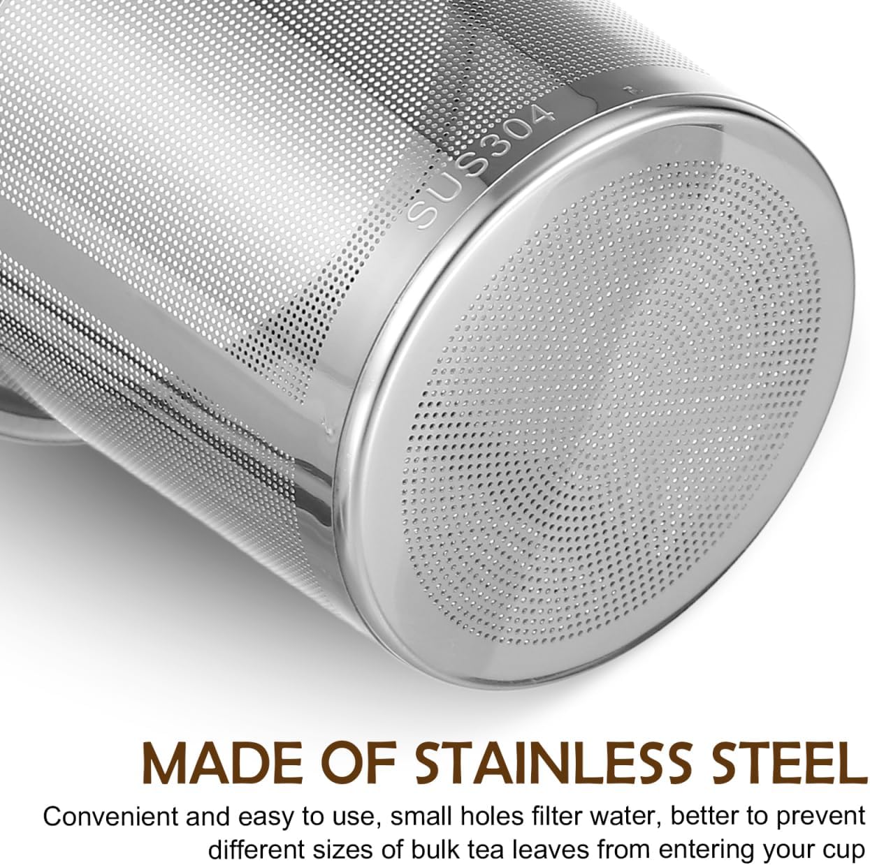 Zerodeko Tea Cup Filter Loose Leaf Tea Holder Tea Strainers Mesh Strainer Stainer Steel Strainer Teapot Infuser Basket 7cm Tea Infuser Tea Diffusers for Home Coffee Cold Brew