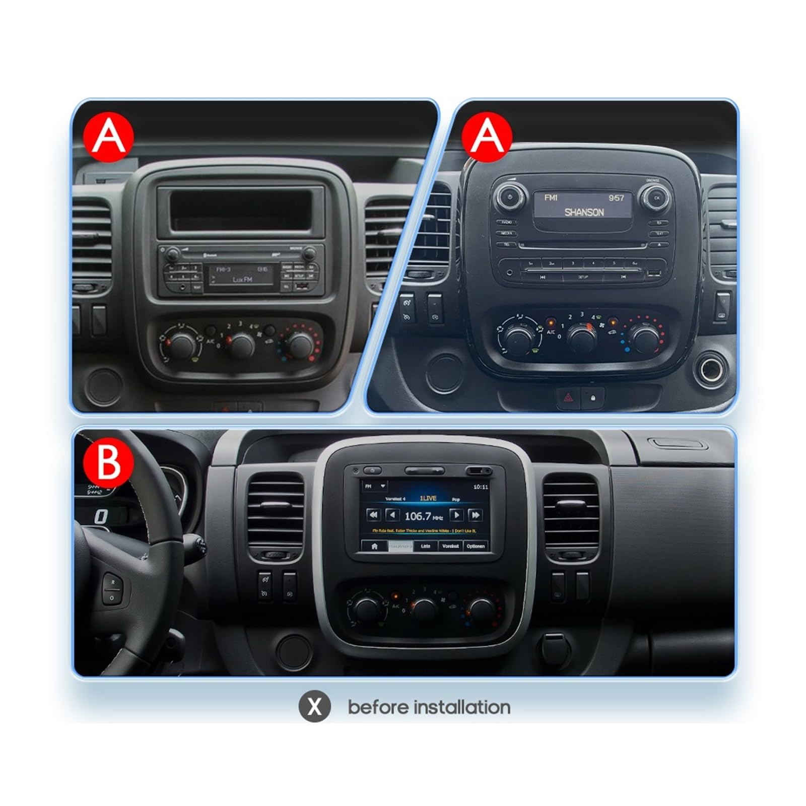 Nawigacja satelitarna Radio Samochodowe Odtwarzacz Multimedialny Wideo Automatyczna Nawigacja GPS(HC1 (1G 32G) Type B)