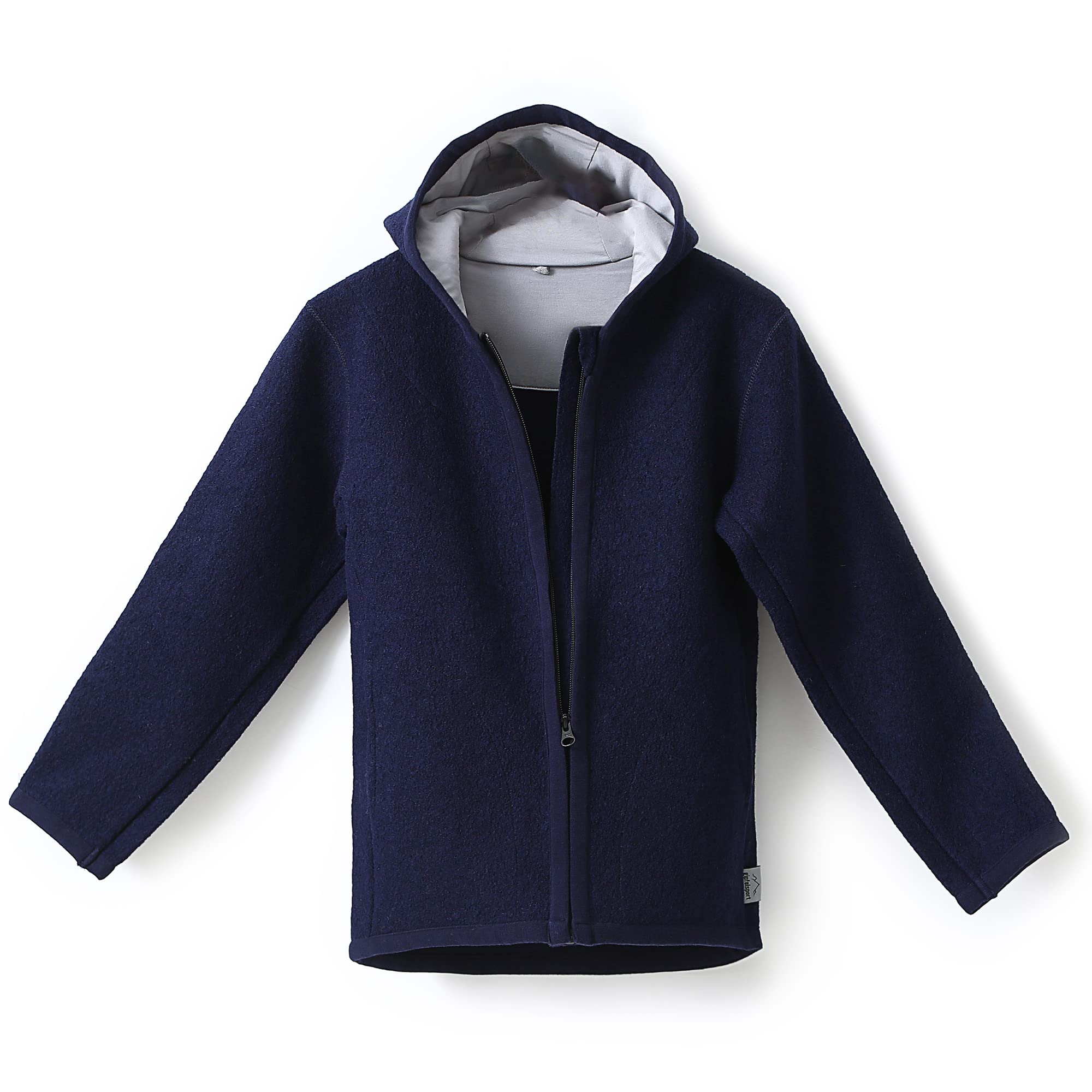 gipfelsport Wolljacke - Walkjacke mit Reißverschluss aus Natur Merino Wollfleece I Wollanzug, Wallwalkoverall aus Schurwolle für Kleinkinder, Babys