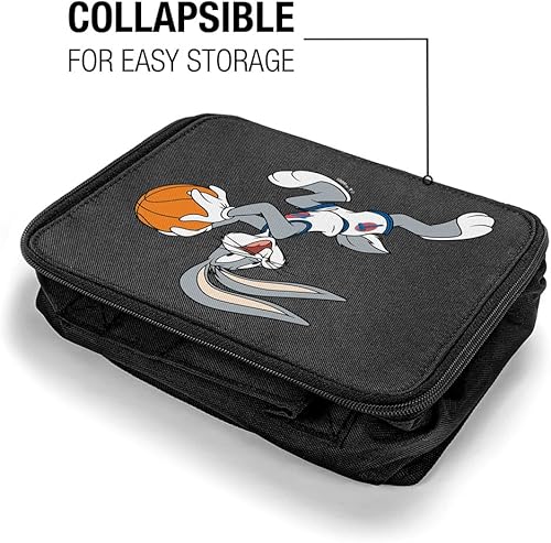 Miniatura 4 de LOGOVISION Space Jam Bugs Bunny - Lonchera con aislamiento de lados suaves, bolsa de almuerzo reutilizable para trabajo de oficina escolar, sin BPA