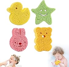 Children's Bath Sponge, Body Bath Sponge, Cartoon Shape Shower Sponge, Massage Sponge Shower Sponge, Bath Sponge Cute, Bath Sponge for Baby, Cartoon Washing Sponge, Let Your Baby Love Bathing, Pack of