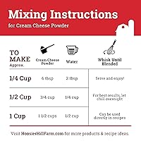 Vista 6 de Queso Crema en polvo, 1 Lb. Hoosier Hill Farm