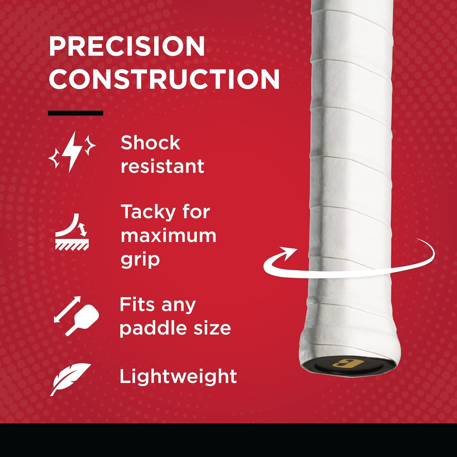 Gamma Sports Supreme Overgrip for Tennis, Pickleball, Squash, Badminton, and Racquetball Racquets, Multiple Pack Sizes and Colors