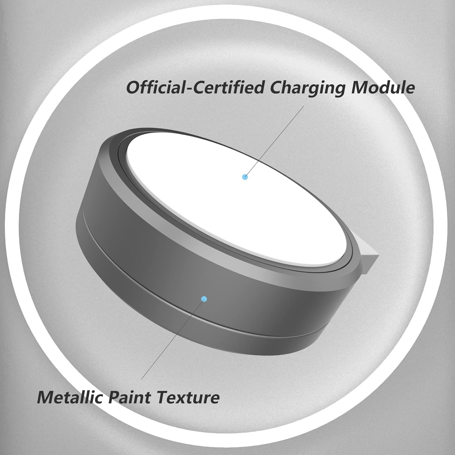 XWIN Portable Charger for Apple Watch, MFi Certified Cordless iWatch Wireless Charging, Magnetic Travel Charger Compatible with Apple Watch Series 10 9 8 Ultra 7 6 SE 5 4 3 2 1 (USB A)