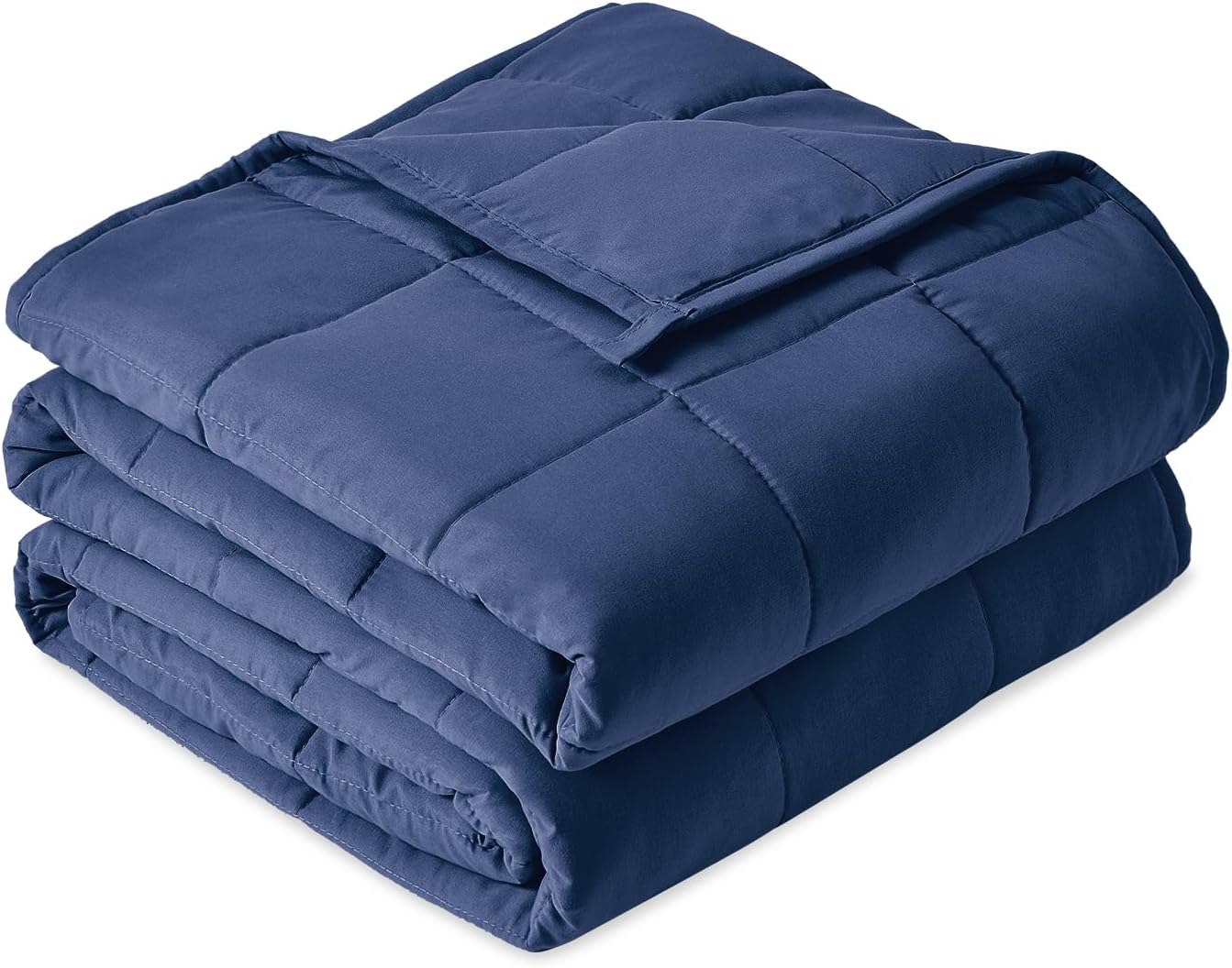 Sivio Weighted Blanket 7kg, Soft Weighted Blanket, Breathable Heavy Microfiber with Glass Beads Blanket for Sofa Bed All Season, 150 x 200 cm, Navy Blue