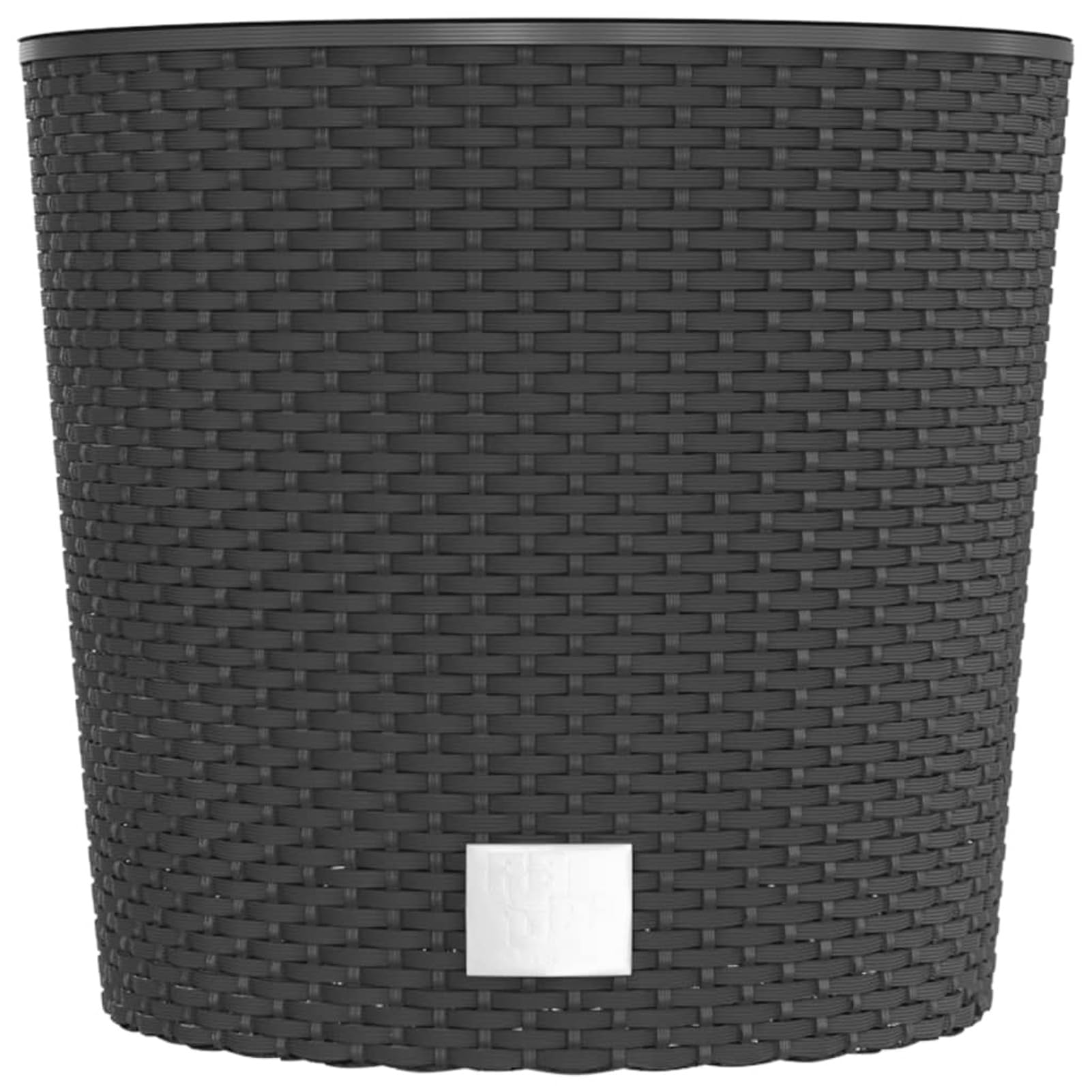 Gecheer Macetero Exterior Macetero Grande,Arriate Exterior Grande Macetero Huerto Urbano Maceta Macetero Mimbre con Interior extraíble Antracita11/26,5 L,Jardinera Decorativa Interior Exterior