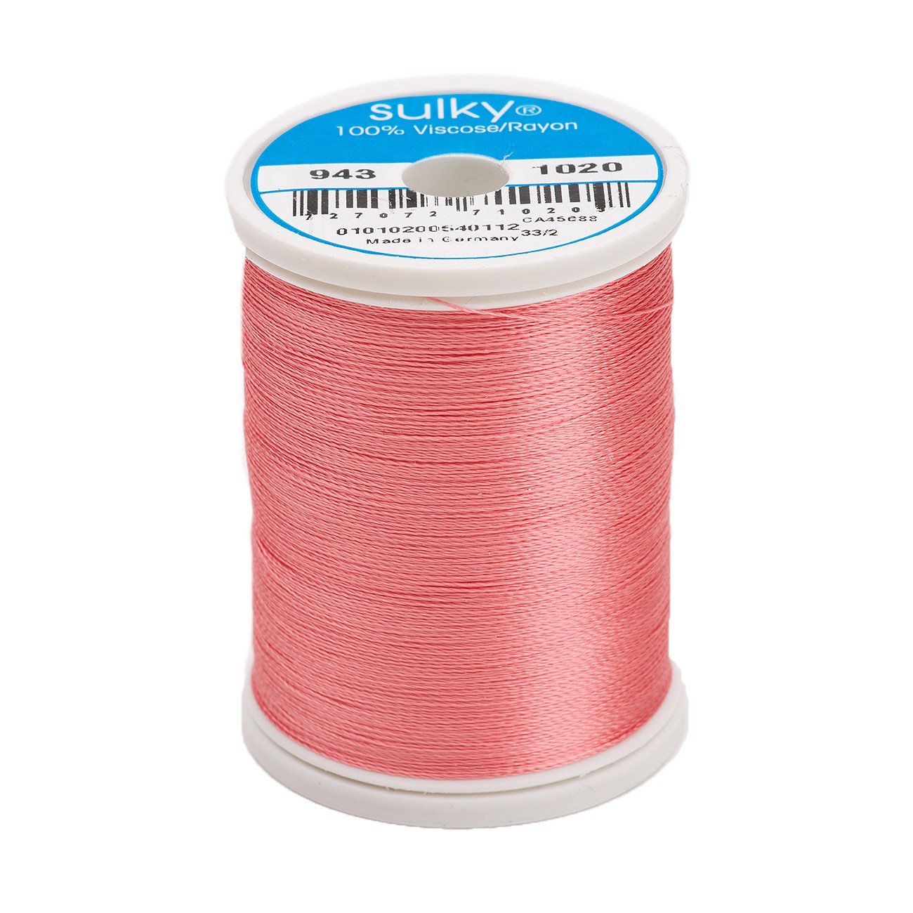 Fil de rayonne pêche foncé Sulky de 800m pour broderie d'art moderne