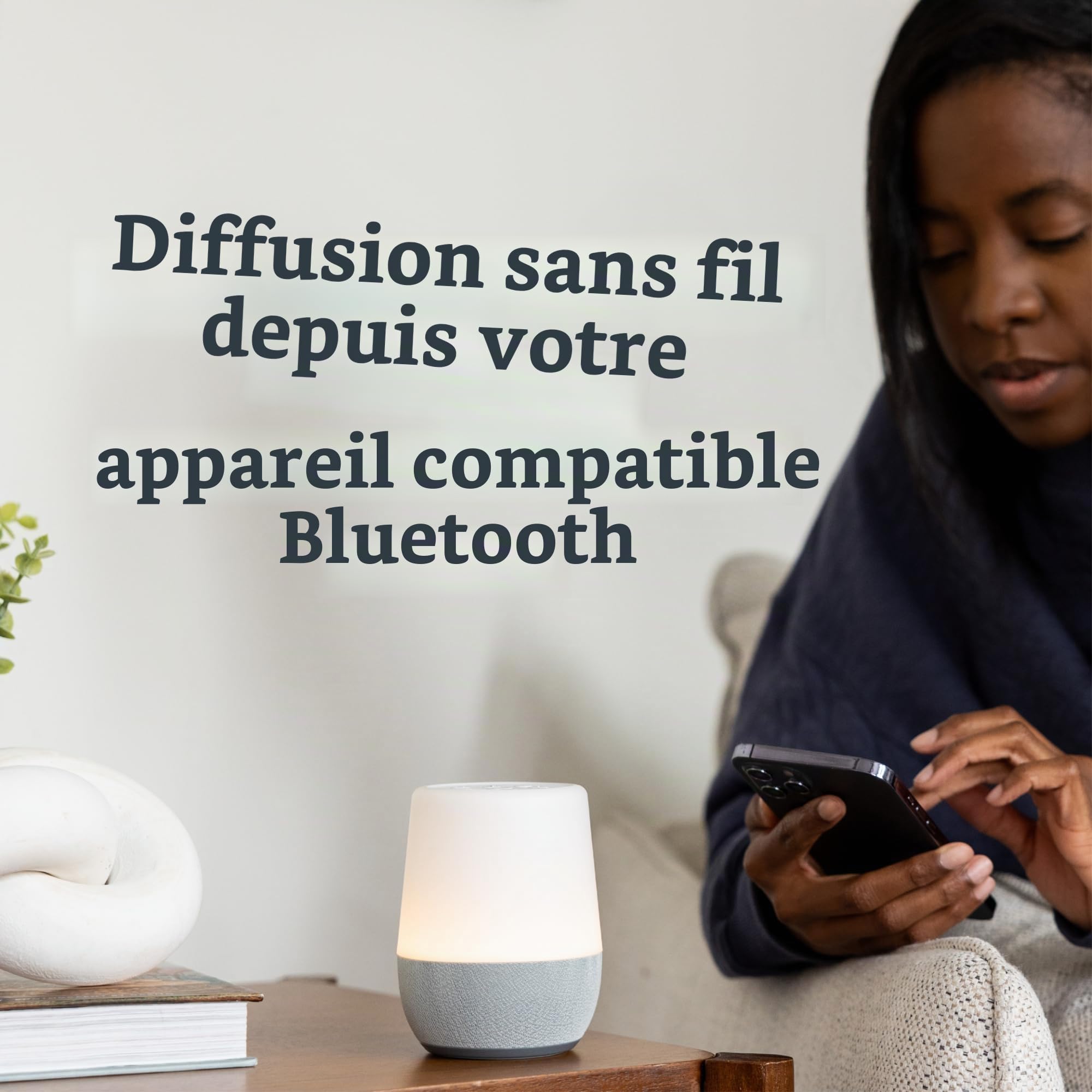 Yogasleep Machine à bruit blanc avec veilleuse et haut-parleur sans fil pour voyage, intimité au bureau, thérapie du sommeil pour adultes et bébés