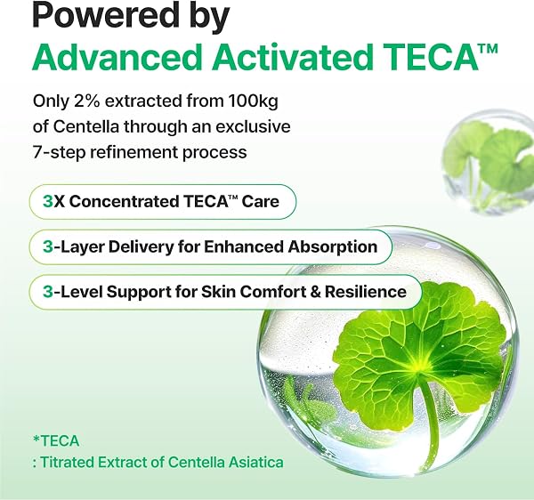 CENTELLIAN 24 Madeca Cream Time Reverse (1.69 fl oz) - TECA Centella Asiatica Glow Face Cream Moisturizer, Hydrating, Firming, Smoother Even-Looking Skin, Helps Improve Skin Elasticity,Korean Skincare - 5