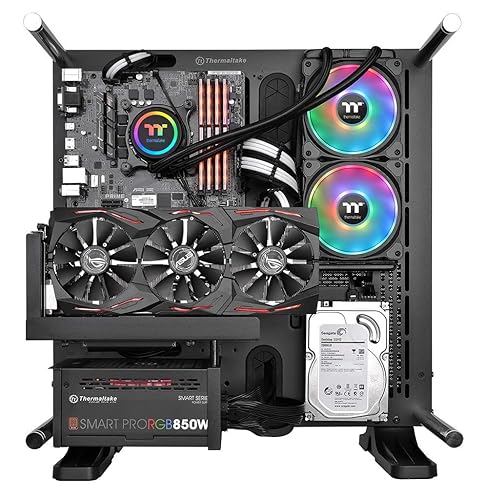Vista 6 de Thermaltake Floe DX 11.024 in, LED de doble anillo, 16.8 millones de colores habilitado para software (TT RGB Plus/Alexa/Razer Chroma), AMD