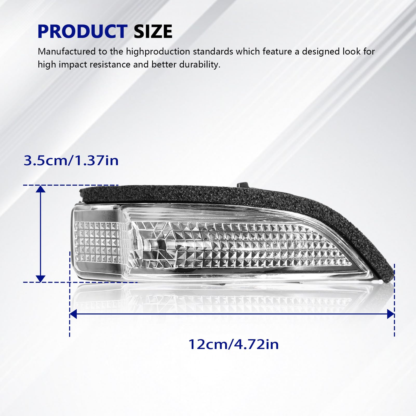 1 pezzo Freccia Destro luce Specchietto Laterale Indicatore di Direzione per YARIS (XP13) 2011-2020 (Lato Passeggero) 817310D080 817300D080