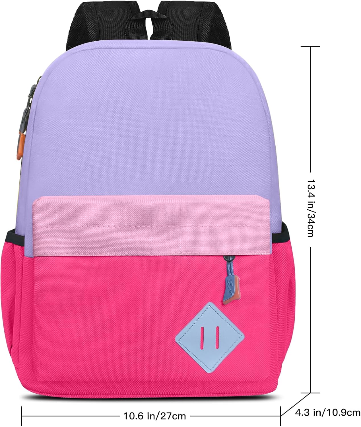 Little Kids Backpack for Girls - Toddler Preschool Backpack School Bag Cute Kindergarten Backpack for Aged 3-6, Purple Rose - Image 2