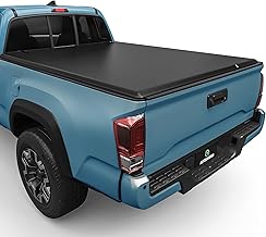 AUTOSAVER88 Soft Tri-fold Truck Bed Tonneau Cover Fit for Toyota Tacoma 2005-2015 (Excl. Trail Edition) 6ft Bed
