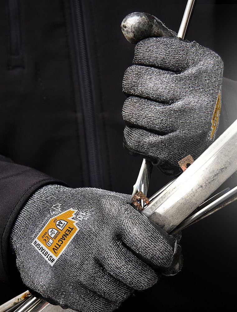 Superior Glove Cut Resistant Gloves 18-Gauge Nitrile Palms Touchscreen Compatible TenActiv S18TAFGFN
