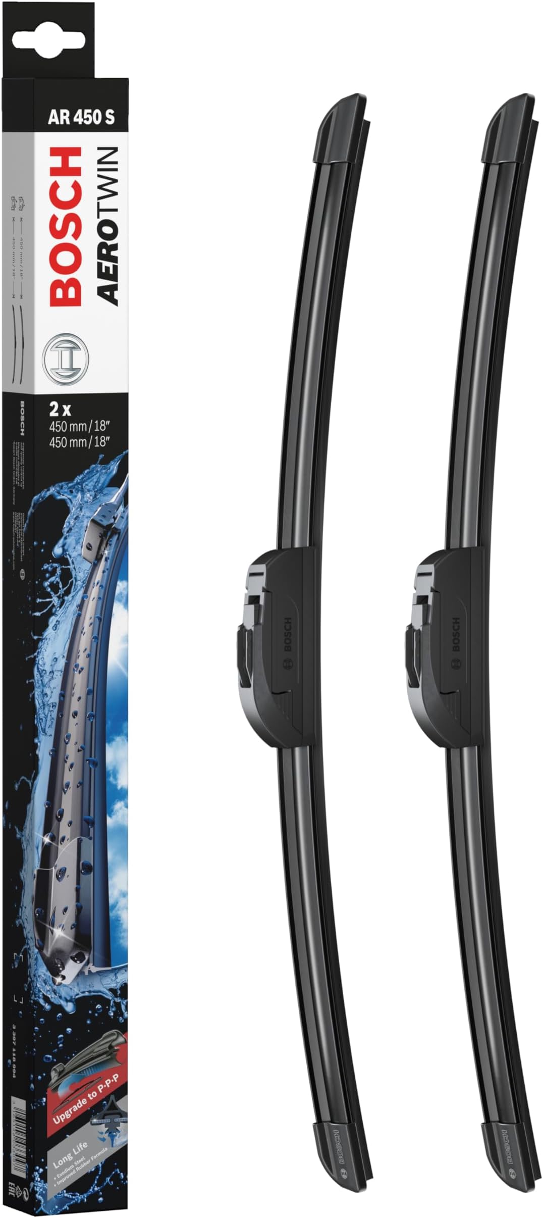 Bosch 3397118994, Aerotwin Wiper Blade Set, Retrofitting Set AR450S, Length: 450/450