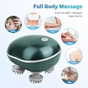 FYDs Scalp Massager with Advance Red Light Therapy | Portable Head Kneading Scalp Massager | 3 Speed Mode for Boosting Hair Growth, Hair Fall Control (Green) gallery image