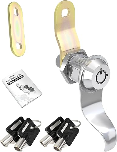 Miniatura 45 de Cerraduras para puerta de almacenamiento de 1 1/8 pulgadas, cerraduras de almacenamiento para caravana para compartimento de remolque de viaje