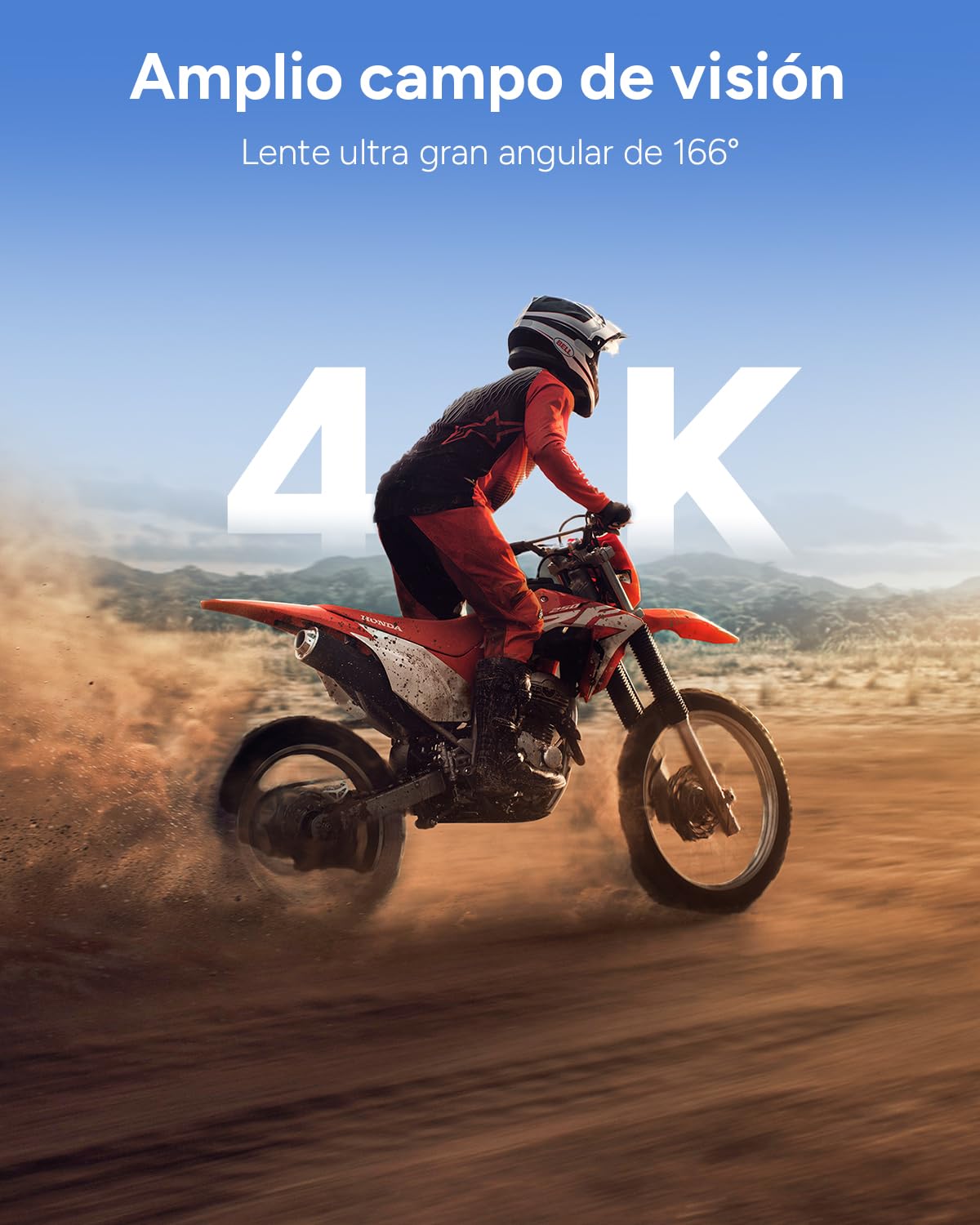 SJCAM SJ6 Ultra Cámara Deportiva 4K 20MP con Zoom 8X, Gran Angular 166°, Estabilización 6 Ejes,30m Impermeable cámara subacuática, Micrófono Externo, WiFi 5G, para Buceo y Vlog