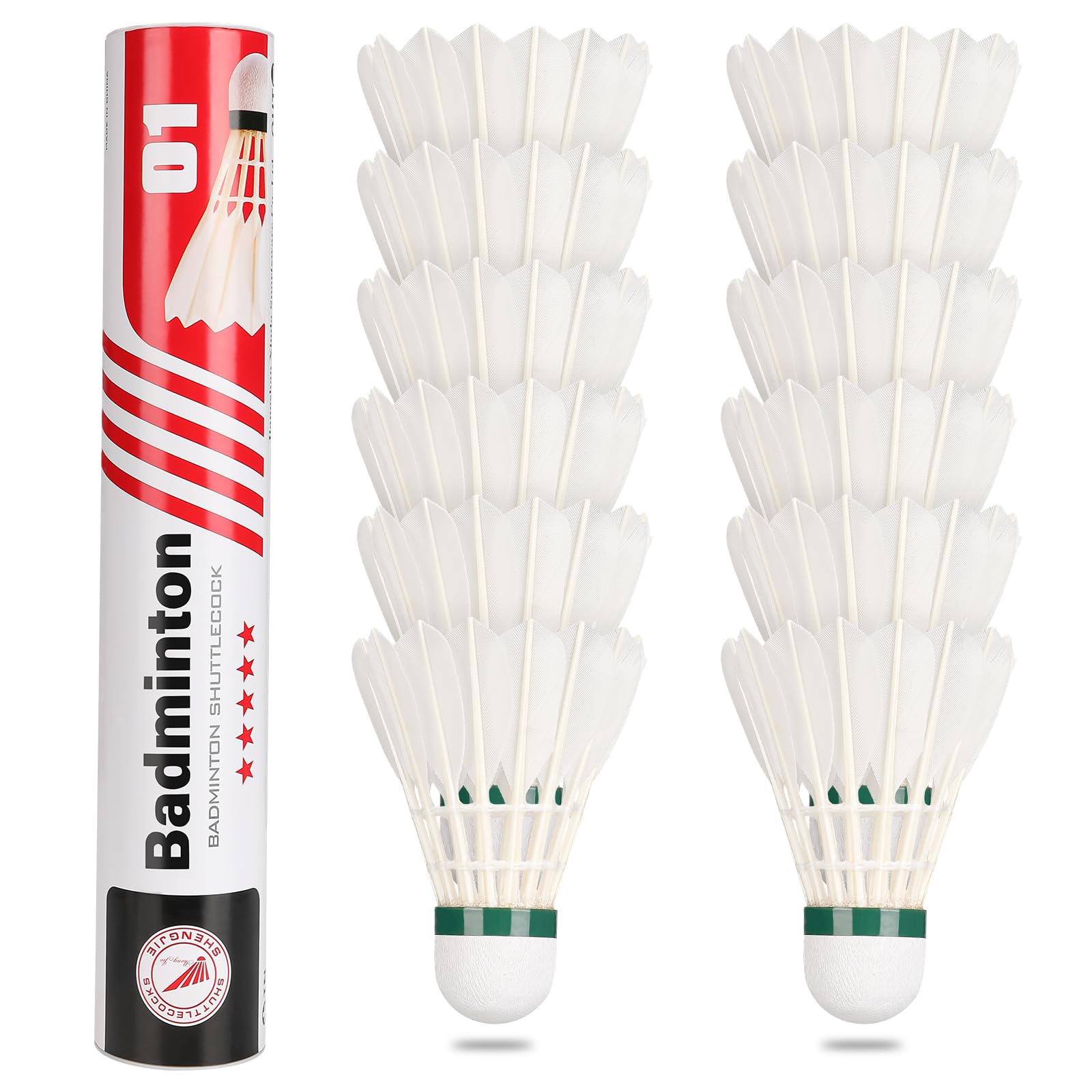 Badminton Shuttlecocks Stable & Durable Sports Training Badminton Balls for Indoor Outdoor Play Shuttlecocks Sport