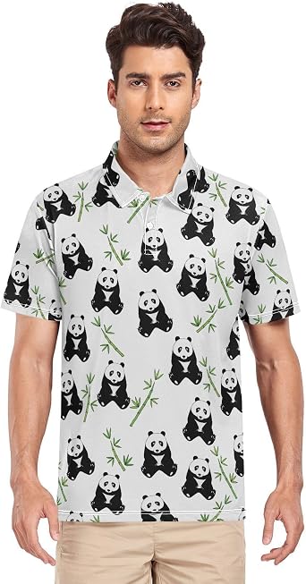 Gentle Goose Mens Polo Shirts Short Sleeve Quick Dry Athletic Outdoor Sports Golf Shirts S-XXL