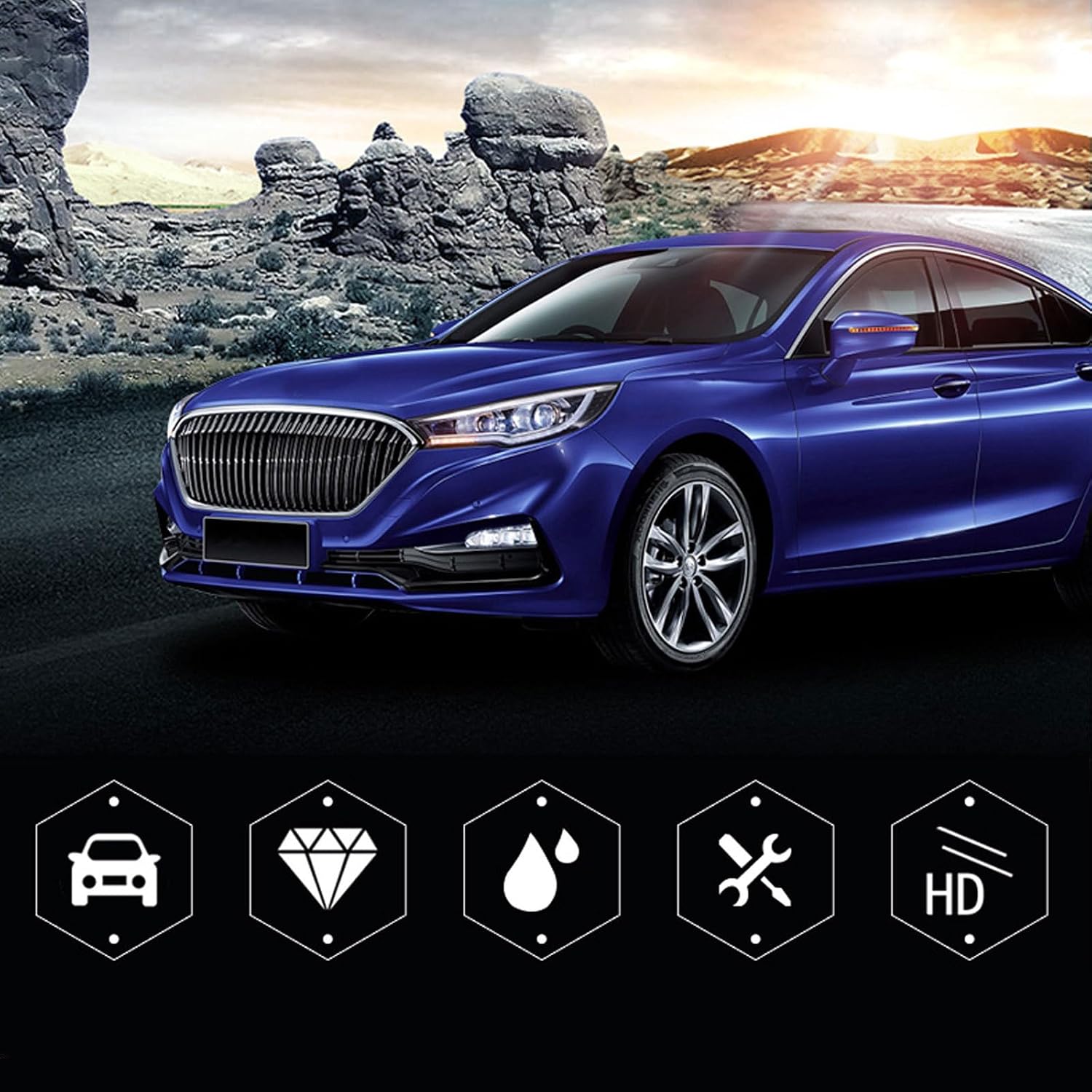 Car Paint Protect Film 3-Layer Invisible Auto Anti Scratch Sticker 30cm X 120cm Thickened Vehicle Protection Film for Door Edges and Bumpers
