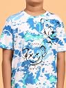 Ninos Dreams Boys Cotton T-shirt & Shorts Coord set/Boys' Soccer Ball - Dinosaur Print Cotton Coord Set - Casual Summer Tee & Shorts Outfit for Kids (12-14 Years, Blue White) gallery image