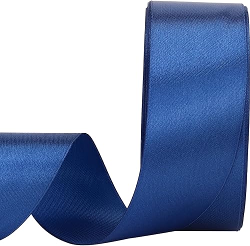 Miniatura 123 de Cinta de oro rosa de 1-1/2 pulgadas, para envolver regalos, 50 yardas, corona de fiesta de boda, costura, accesorios para el cabello, decoración