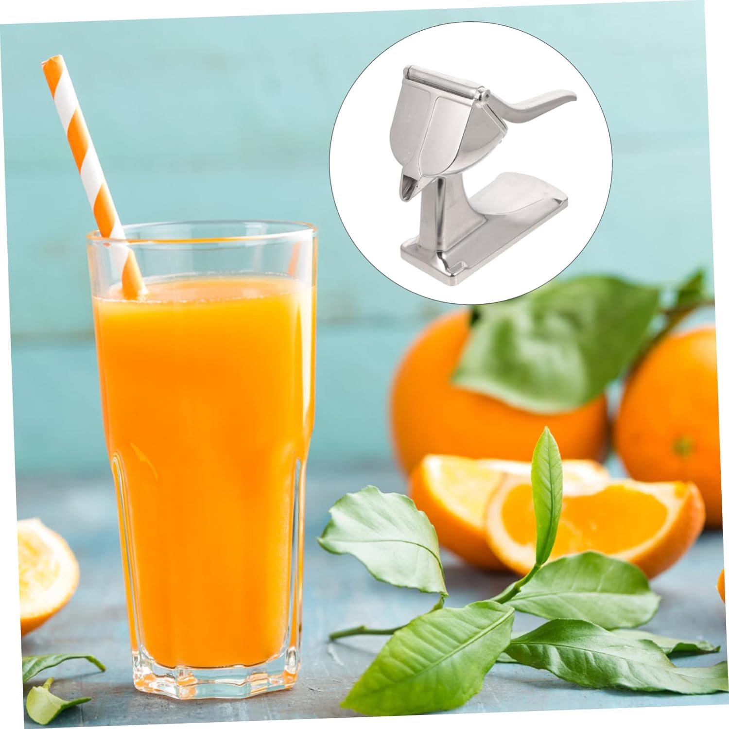 Hand Juicer Citrus Squeezer Manual Press Tool for Lemon Orange and Pomegranate Ergonomic Design Sturdy Aluminum for Home Use