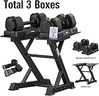 Vista 3 de Estante Ajustable para Mancuernas Estante de Pesas Resistente, Soporte de Almacenamiento de Mancuernas para Gimnasio en Casa con Base