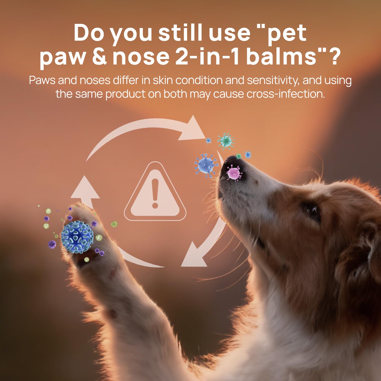 HICC PET Dog Paw Balm 0.21 oz Travel Pack for Dogs & Cats, All-Natural Paw Balm Dogs Lick Safe, Moisturizing and Healing Dry Cracked Paws, Improves Rough Paws Relieves Odor, Horse Hoof, Joint Care - image 2