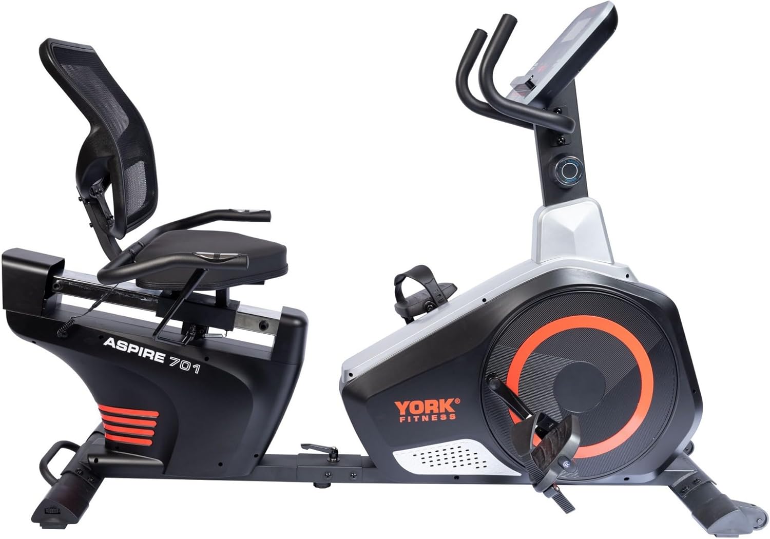 York Aspire Recumbent Bike with Resistance and LED Display
