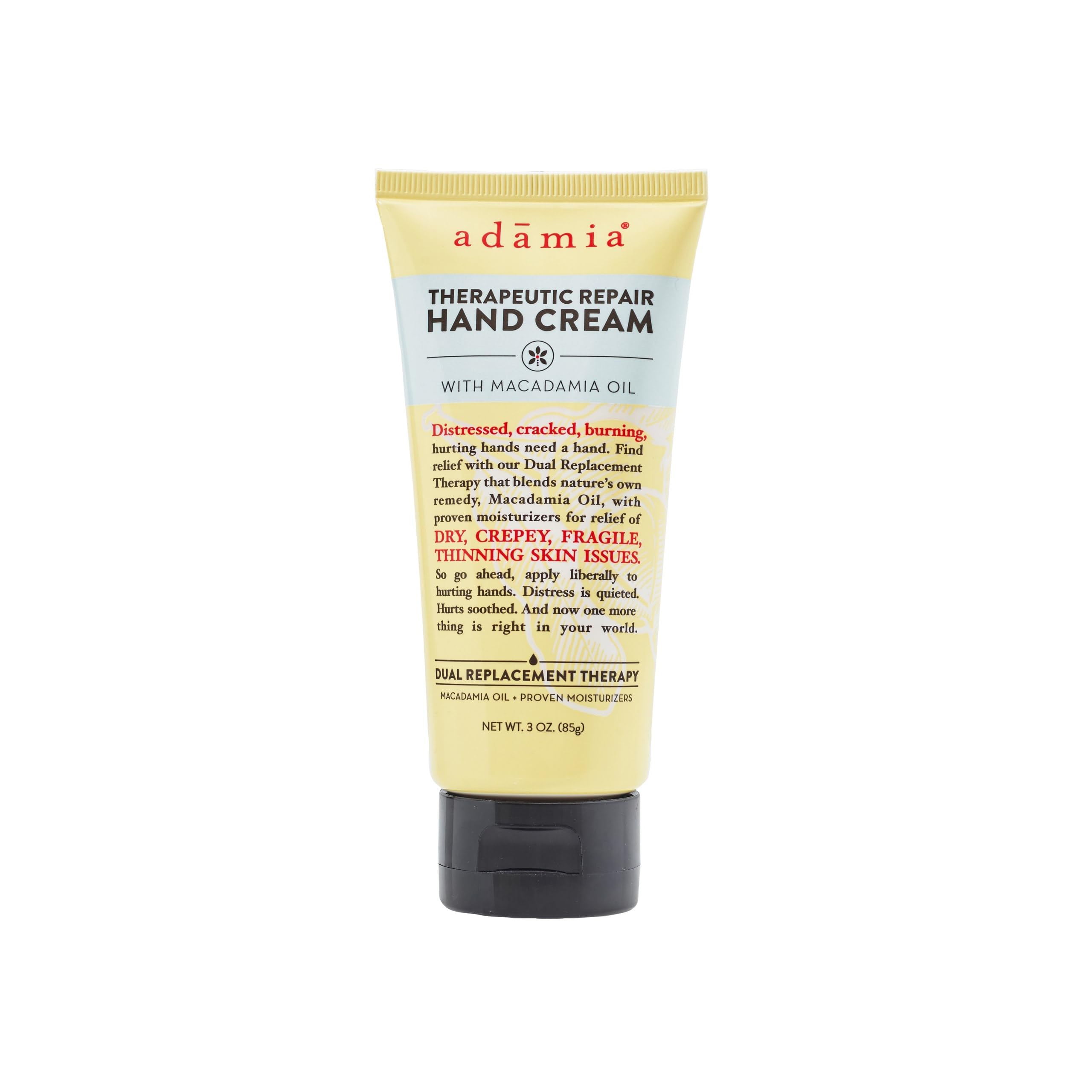 Adamia, Therapeutic Repair Hand Cream with Macadamia Oil, 3 oz (85 g)