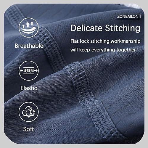 Miniatura 5 de ZONBAILON Ropa interior para hombre, bolsa elástica, sexy, de tiro bajo, con aumento de abultamiento