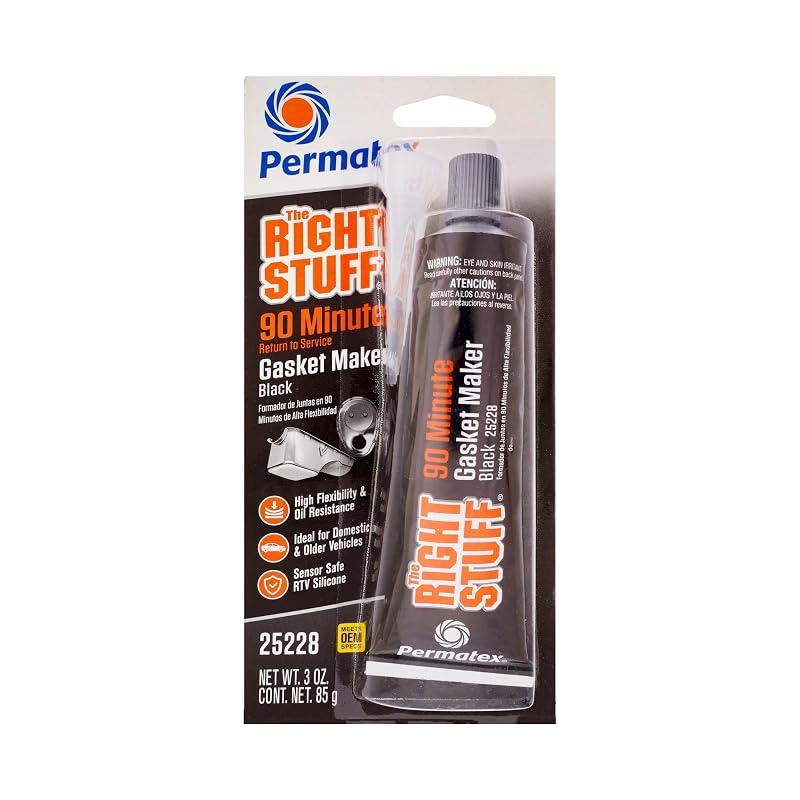 Permatex The Right Stuff 90 Min Selante para Juntas Preto 85 g – Modelo 25228