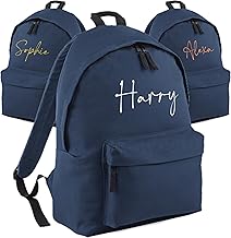 Print Maniacs Personalised Kids Backpack for Back to School 18 Litres Rucksack with Name Ideal for Boys, Girls, Toddlers, Nursery, and Primary School Students Perfect School Bag
